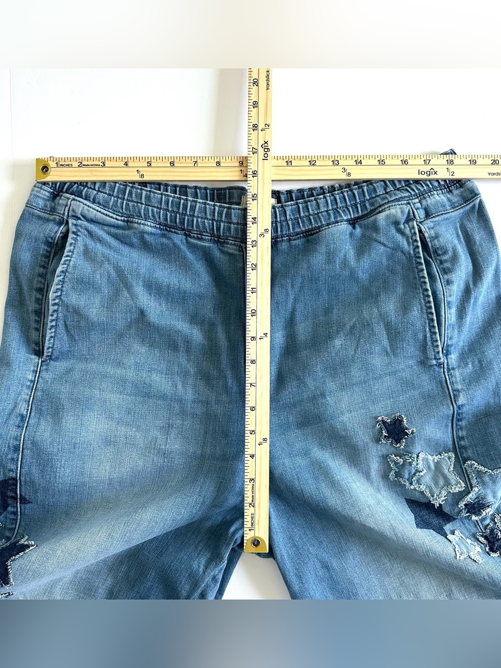 Anthropologie The Izzie Relaxed Pull-on Barrel Jeans by Pilcro | XL | EUC - Picture 5 of 16